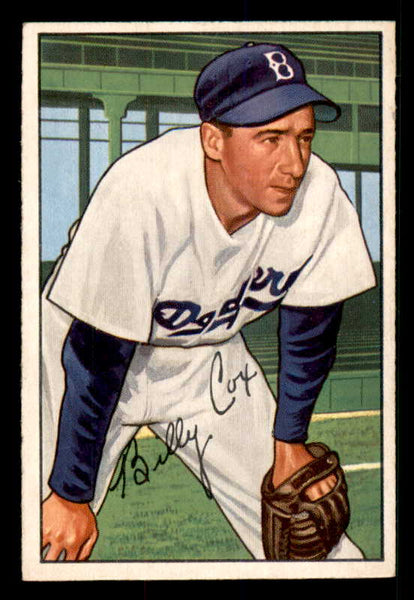 1952 Bowman Baseball #152 Billy Cox Dodgers EX-MT 533077