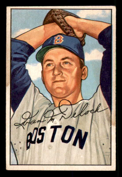 1952 Bowman Baseball #250 Ike Delock Red Sox VG-EX 533146