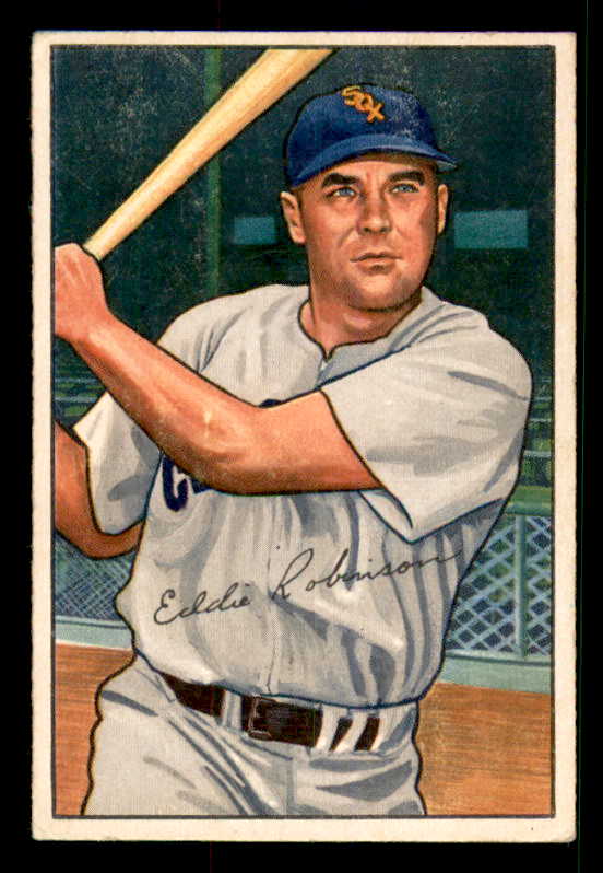 1952 Bowman Baseball #077 Eddie Robinson White Sox EX 533151