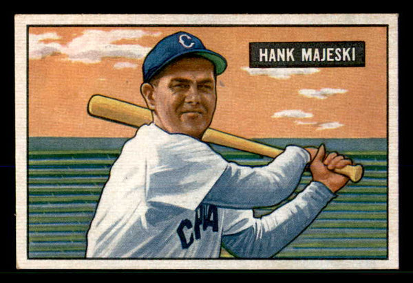 1951 Bowman Baseball #012 Hank Majeski White Sox EX-MT 533201