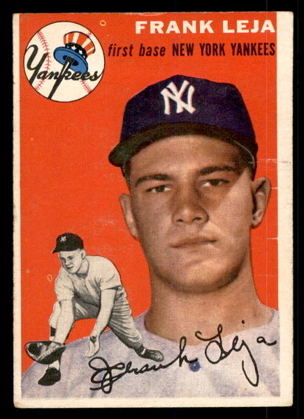 1954 Topps Baseball #175 Frank Leja Yankees VG-EX 533217