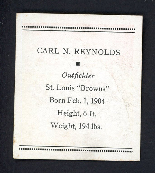 1933 Tattoo Orbit Carl Reynolds Browns EX+/EX-MT 533284
