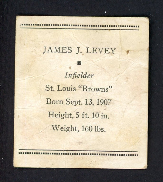 1933 Tattoo Orbit Jim Levey Browns GD-VG 533290
