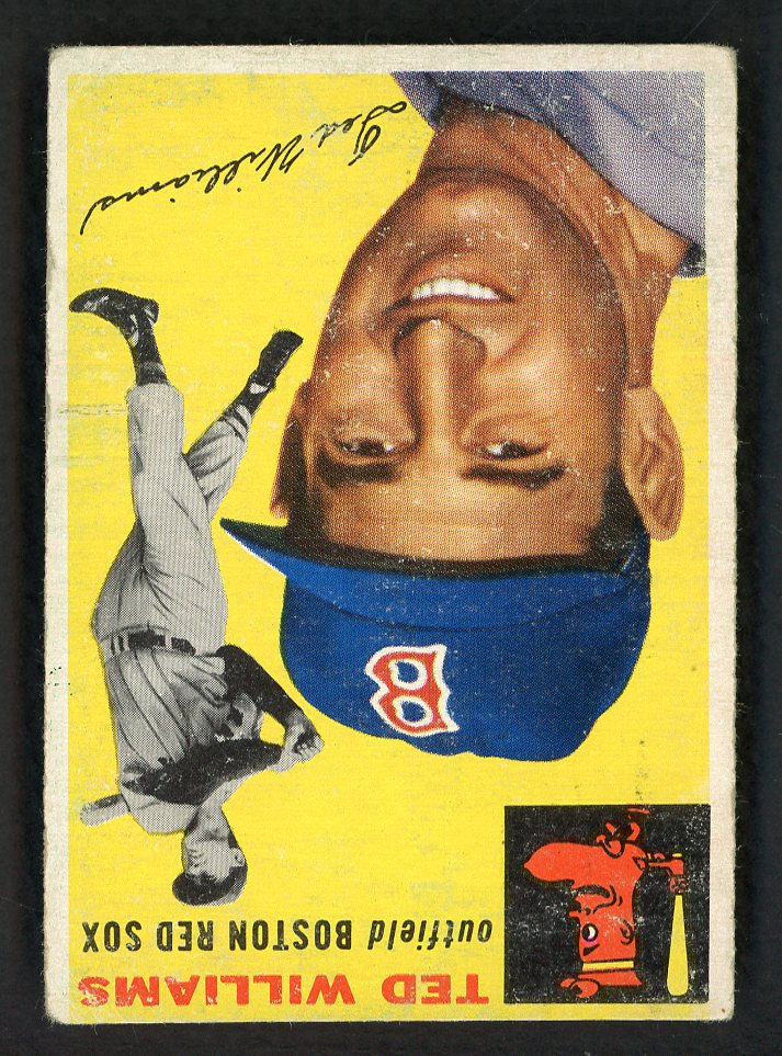 1954 Topps Baseball #250 Ted Williams Red Sox GD-VG 533313