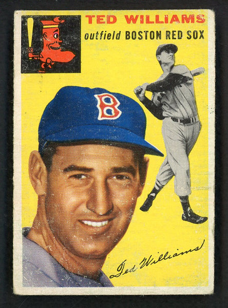 1954 Topps Baseball #250 Ted Williams Red Sox GD-VG 533313