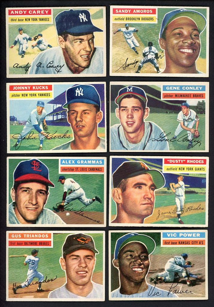 1956 Topps Part Set Lot 26 Diff VG-EX Amoros Power Conley 533319