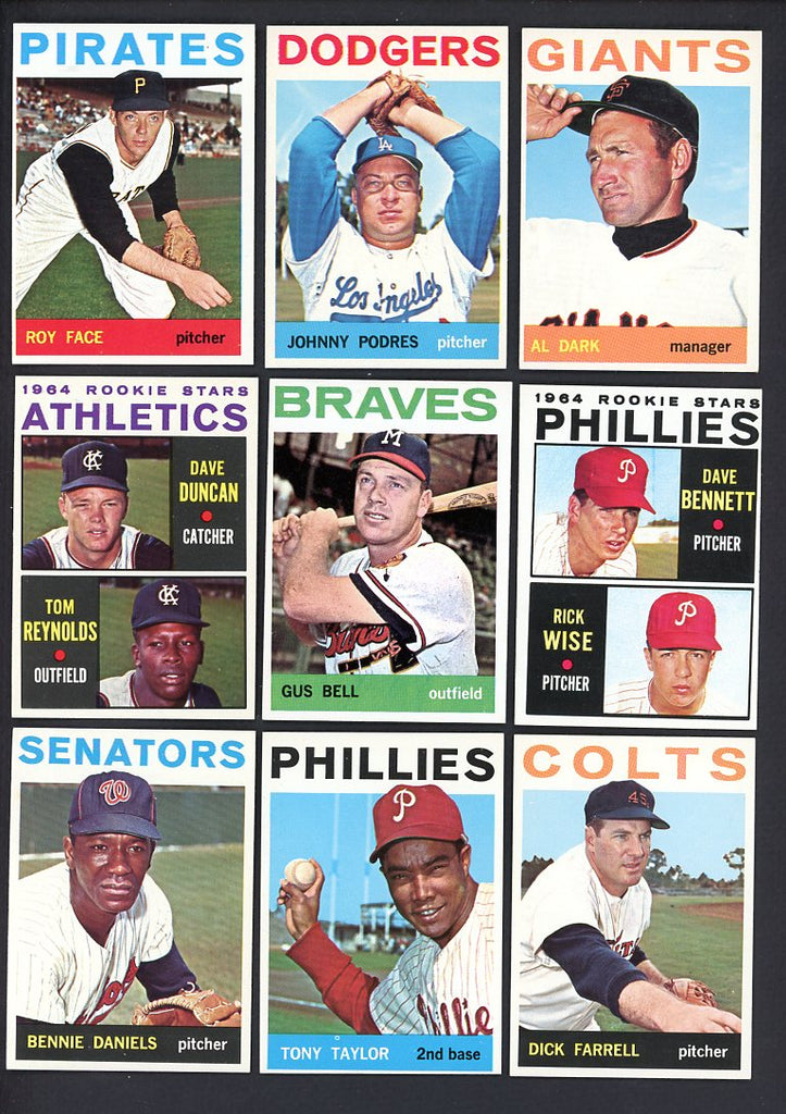 1964 Topps High Number Part Set Lot 45 Diff NR-MT Podres Face 533320