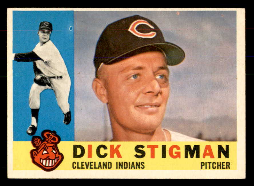 1960 Topps Baseball #507 Dick Stigman Indians VG-EX 533332
