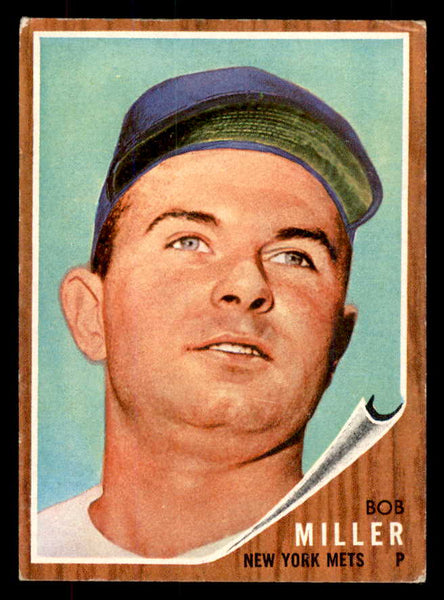 1962 Topps Baseball #572 Bob Miller Mets VG-EX 533335