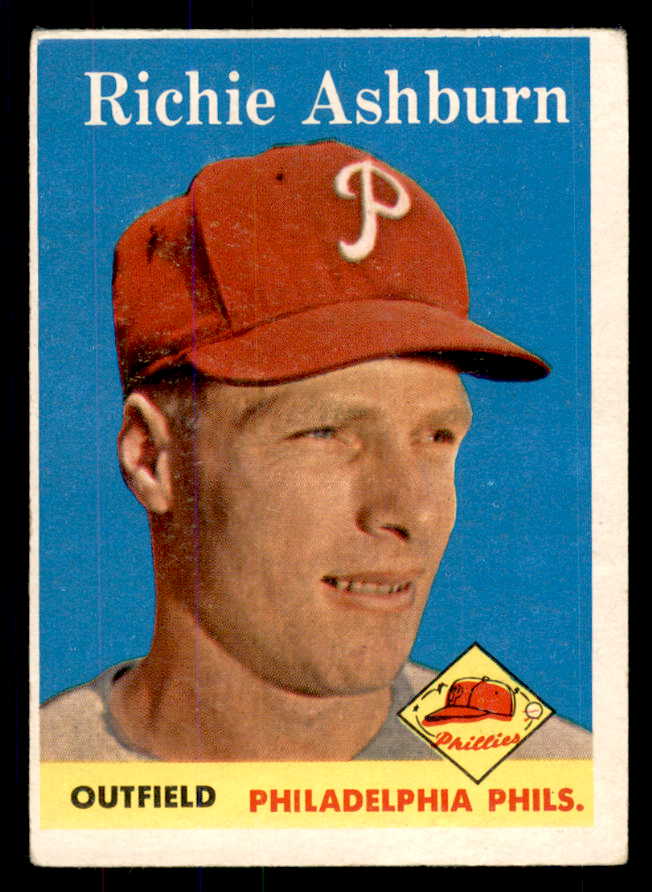 1958 Topps Baseball #230 Richie Ashburn Phillies VG-EX 533343