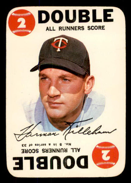 1968 Topps Baseball Game #005 Harmon Killebrew Twins VG 533372