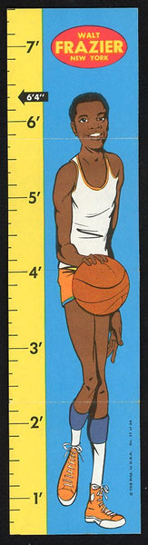 1969 Topps Basketball Rulers #017 Walt Frazier Knicks GD-VG pencil back 533395