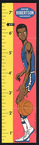 1969 Topps Basketball Rulers #024 Oscar Robertson Royals Good pin hole 533398