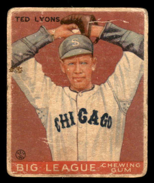 1933 Goudey #007 Ted Lyons White Sox FR-GD 533442