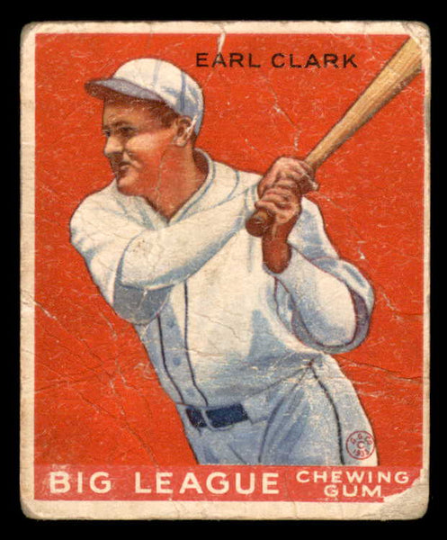 1933 Goudey #057 Earl Clark Albany FR-GD 533451