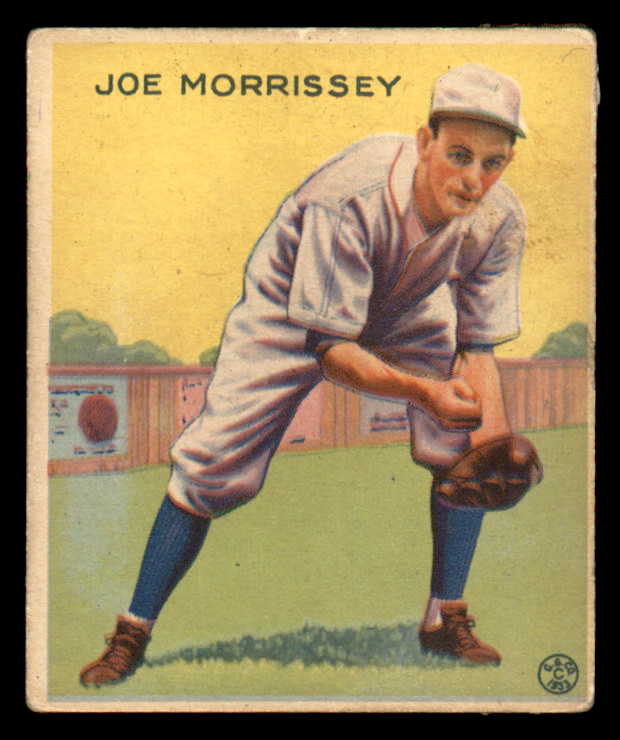 1933 Goudey #097 Joe Morrissey Reds Good back damage 533462