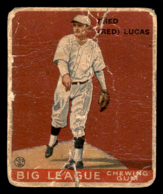 1933 Goudey #137 Red Lucas Reds PR-FR 533471