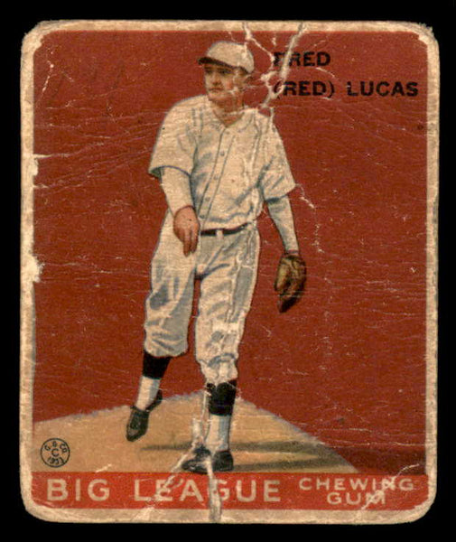 1933 Goudey #137 Red Lucas Reds PR-FR 533471