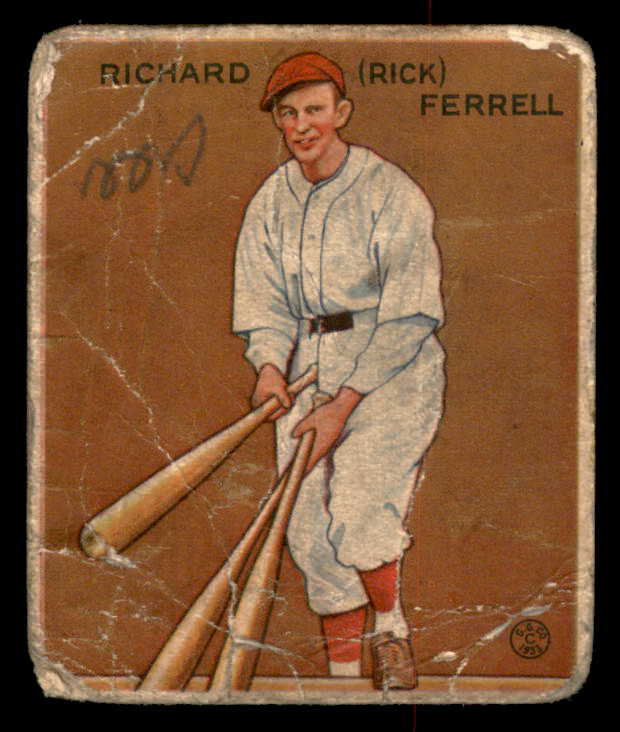 1933 Goudey #197 Rick Ferrell Red Sox PR-FR 533486