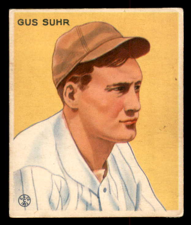 1933 Goudey #206 Gus Suhr Pirates Good residue back 533489