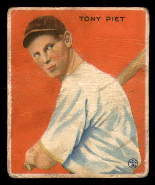 1933 Goudey #228 Tony Piet Pirates FR-GD 533495