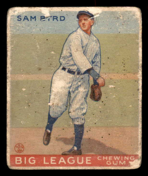 1933 Goudey #157 Sam Byrd Yankees Fair 533500
