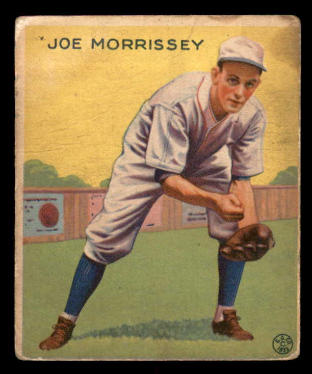 1933 Goudey #097 Joe Morrissey Reds Good trimmed 533506