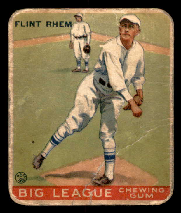 1933 Goudey #136 Flint Rhem Phillies FR-GD 533512