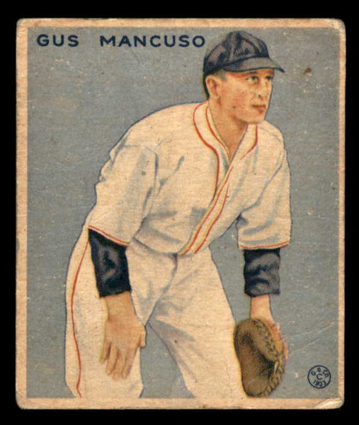 1933 Goudey #237 Gus Mancuso Giants Good 533514