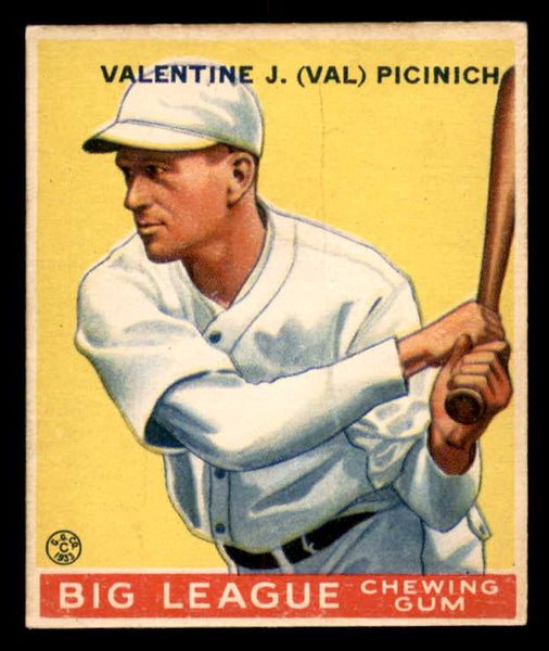 1933 Goudey #118 Val Picinich Dodgers EX 533521