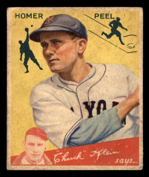 1934 Goudey #088 Homer Peel Giants VG/VG-EX 533532