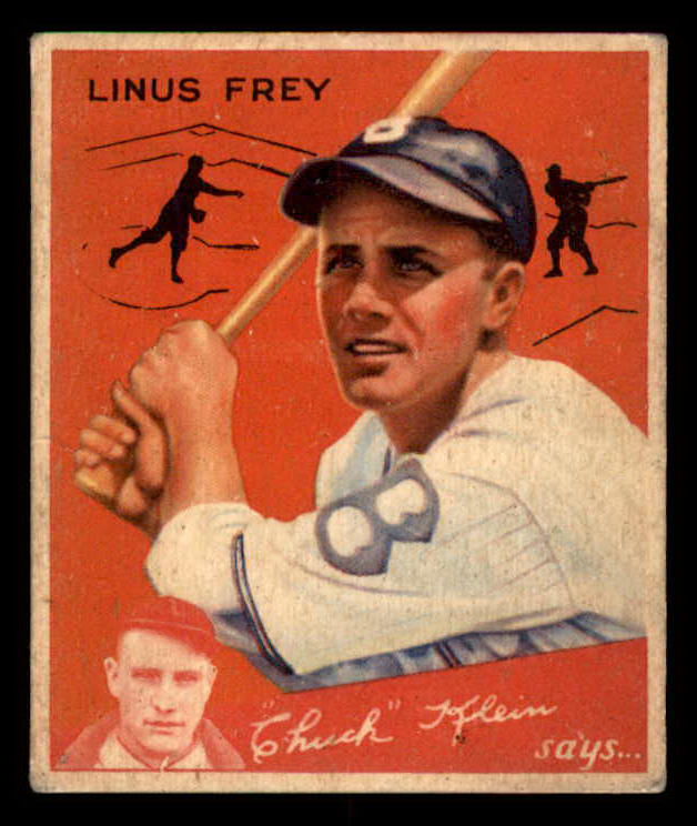 1934 Goudey #089 Lonny Frey Dodgers VG-EX 533533
