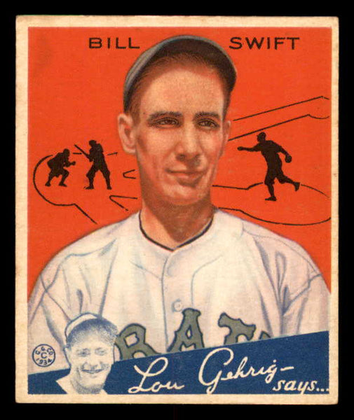 1934 Goudey #057 Bill Swift Pirates VG 533535