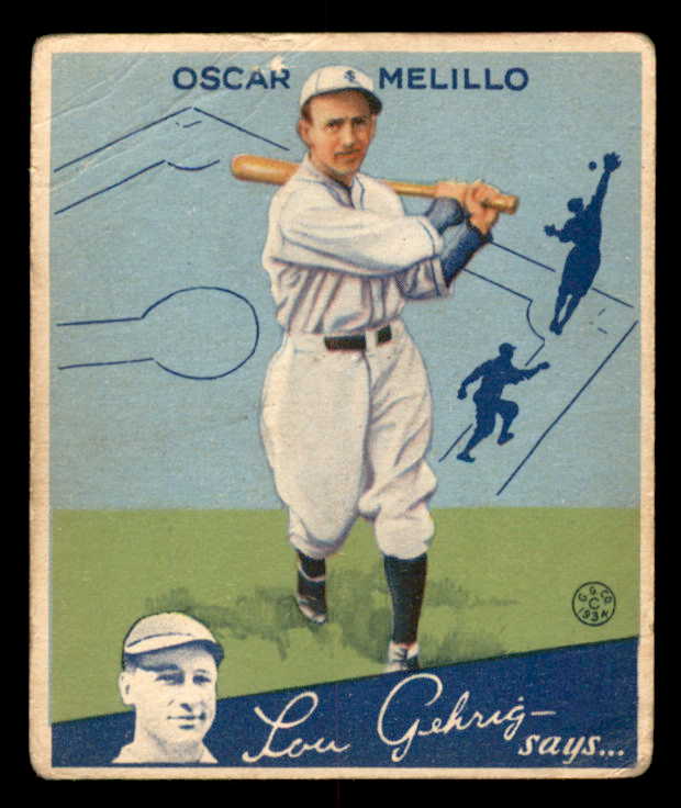 1934 Goudey #045 Oscar Melillo Browns Good 533539