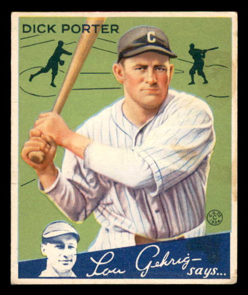 1934 Goudey #043 Dick Porter Indians VG-EX 533541