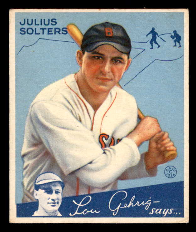 1934 Goudey #030 Moose Solters Red Sox EX 533546