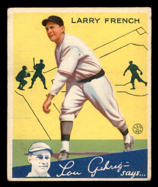 1934 Goudey #029 Larry French Pirates VG-EX 533547