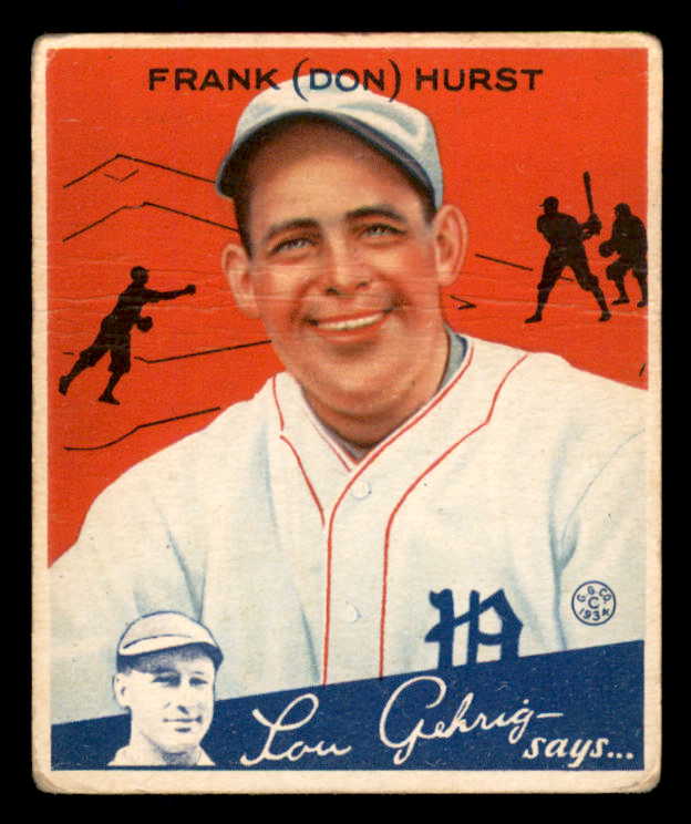 1934 Goudey #033 Don Hurst Phillies Good 533549