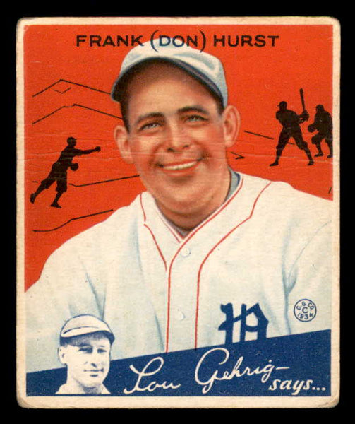 1934 Goudey #033 Don Hurst Phillies Good 533549