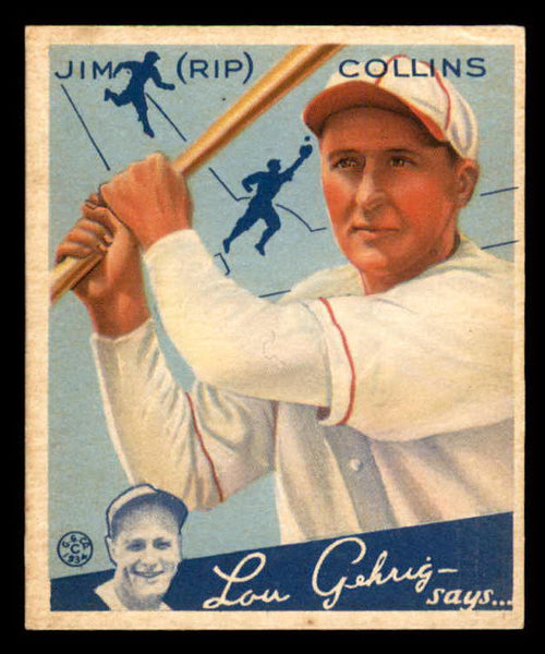 1934 Goudey #051 Rip Collins Cardinals VG-EX/EX 533552