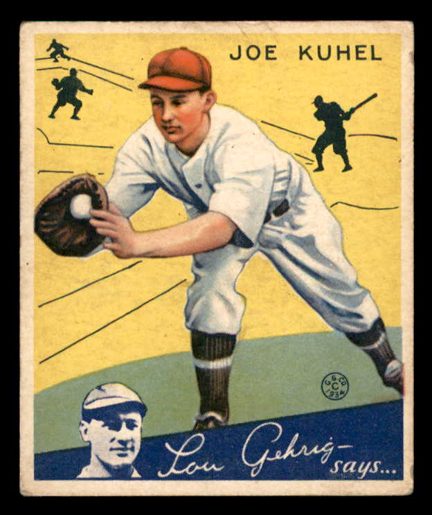 1934 Goudey #016 Joe Kuhel Senators VG-EX 533560