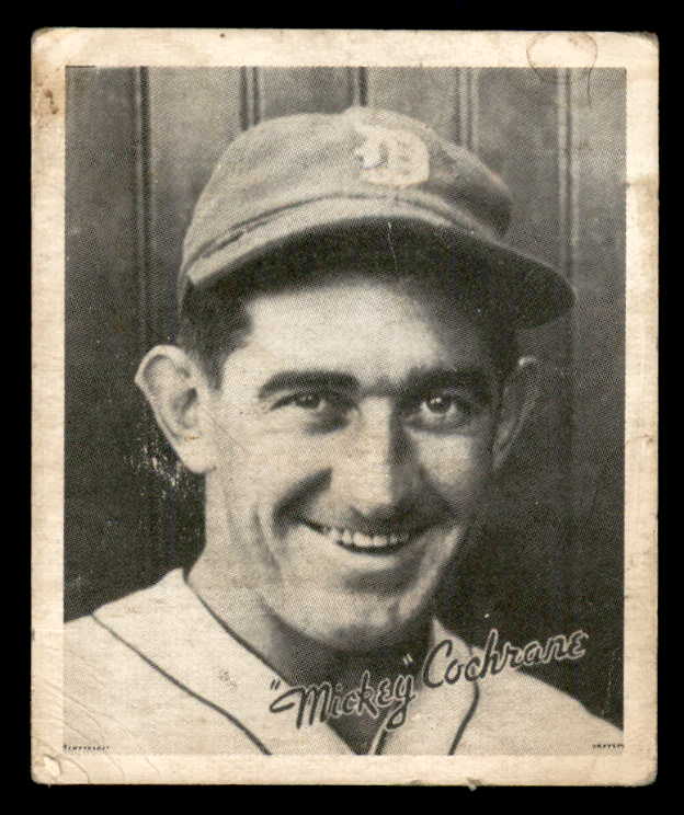 1936 Goudey Mickey Cochrane Tigers Good 533565