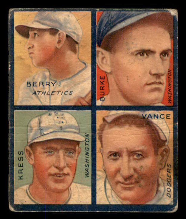 1935 Goudey #002C Dazzy Vance Dodgers FR-GD 533579