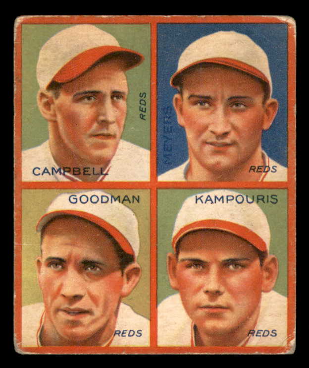 1935 Goudey #008D Bruce Campbell Reds VG/VG-EX 533580