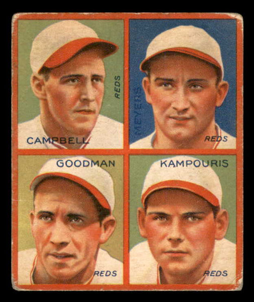1935 Goudey #008D Bruce Campbell Reds VG/VG-EX 533580