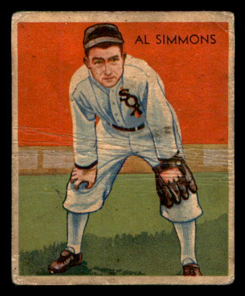 1934-36 Diamond Stars #002 Al Simmons White Sox FR-GD 533581