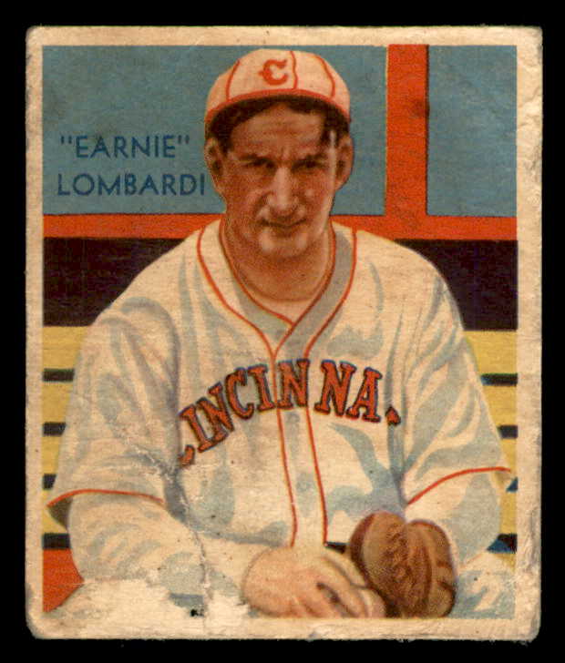 1934-36 Diamond Stars #036 Ernie Lombardi Reds Good Error 533588