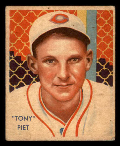 1934-36 Diamond Stars #072 Tony Piet White Sox VG-EX 533595