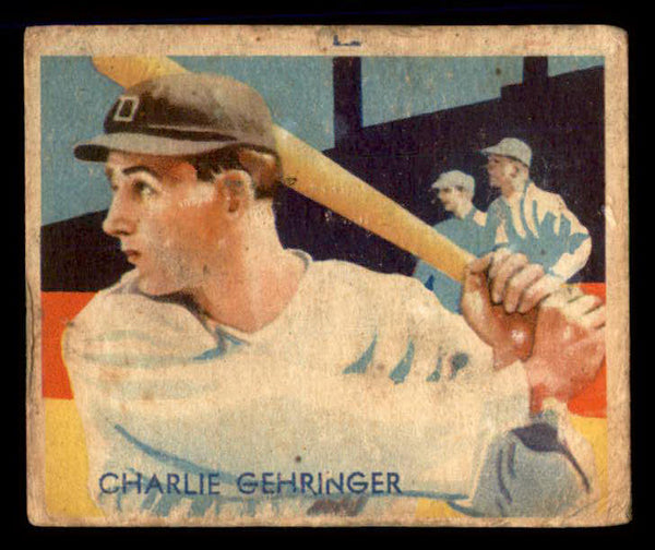 1934-36 Diamond Stars #077 Charles Gehringer Tigers FR-GD 533601