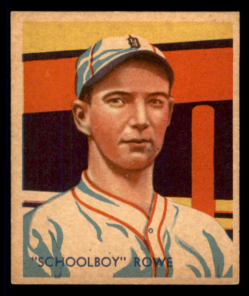1934-36 Diamond Stars #033 Schoolboy Rowe Tigers EX+/EX-MT 533602